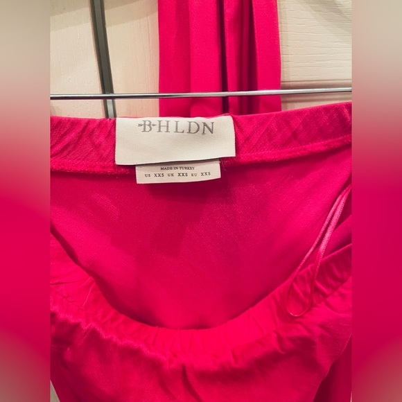 Anthropologie BHLDN Strapless Satin Midi Slip Dress w/ Scarf - Size XXS - Picture 5 of 10